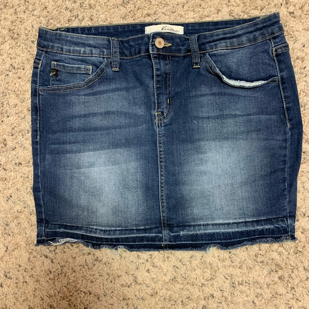 Denim skirt